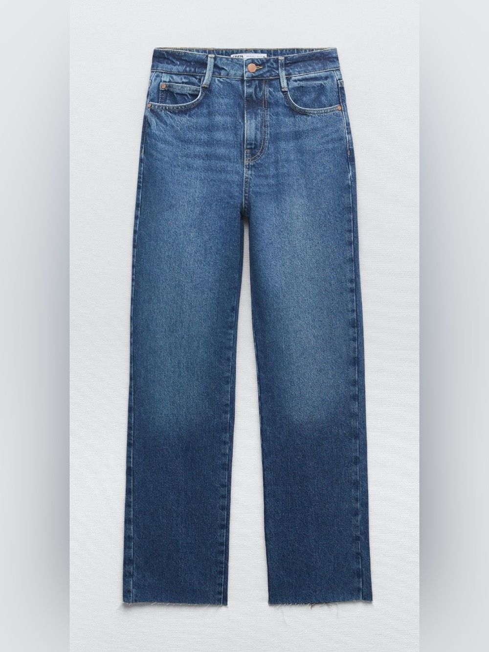 Zara High Rise Z1975 Straight Leg Jeans Size 26 / 2